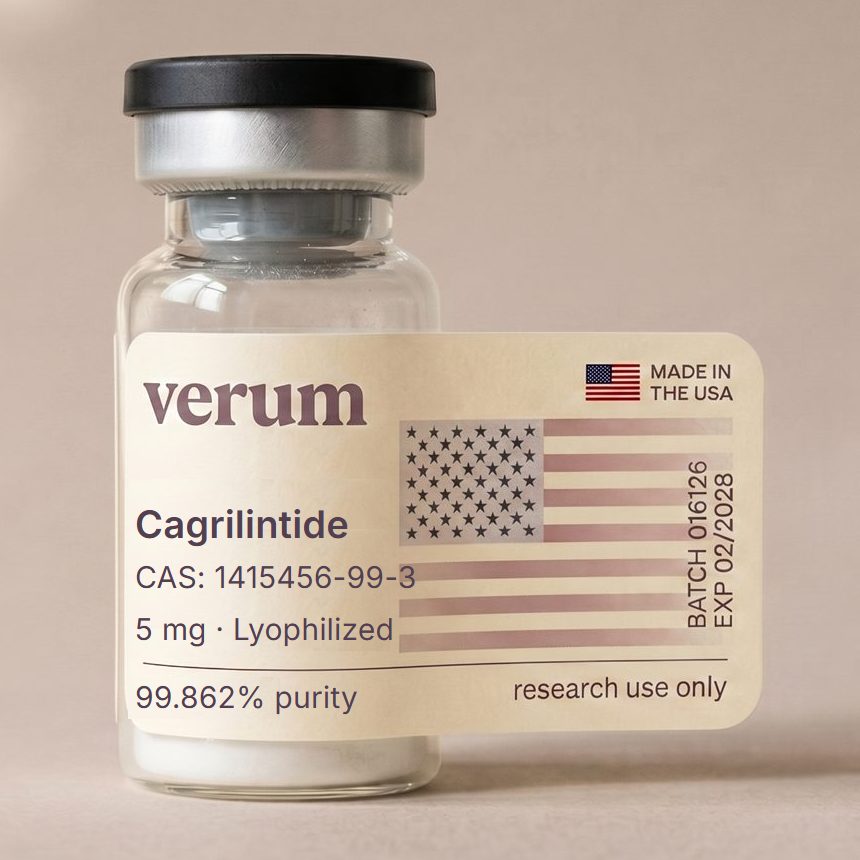 Verum Cagrilintide research peptide vial