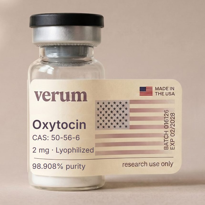 Verum Oxytocin research peptide vial