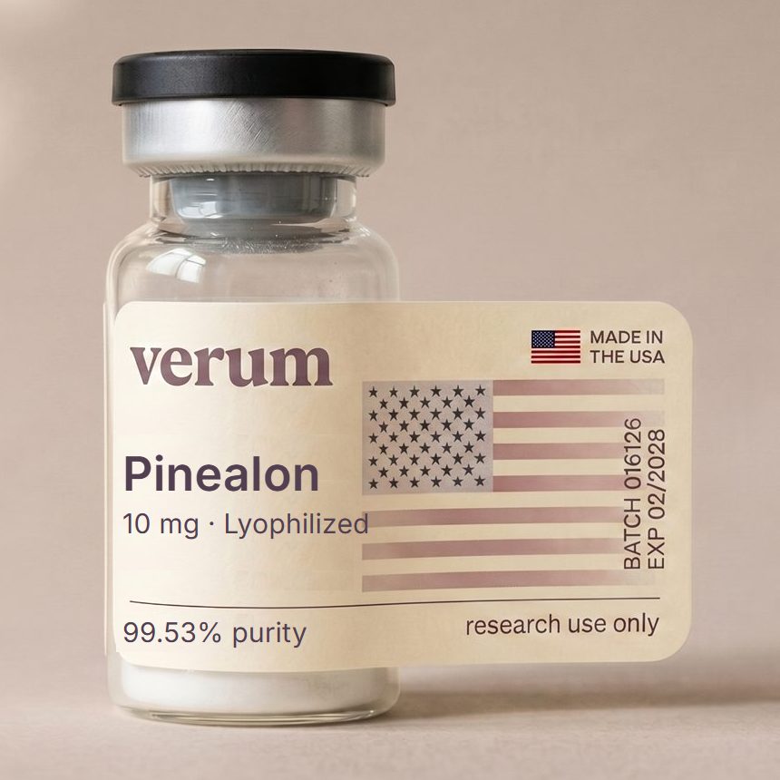 Verum Pinealon research peptide vial